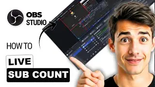 Как добавить счетчик подписчиков в реальном времени в OBS Studio (самый простой способ) (руководс...