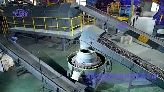 Combustible Waste RDF Briquetting Machine Domestic Waste Sorting Shredding RDF Production Line