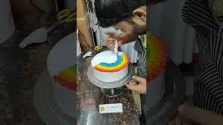 Most Wonderfull Rainboow Theme Cake Tutorial #sunilcakemaster