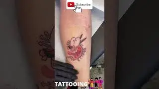 TUTTO TATTOO CARTOONS - TIME LAPS - #SHORTS