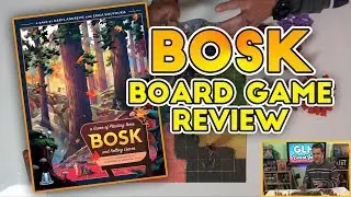 Bosk Board Game Review & How to Play | Abstract Area Control