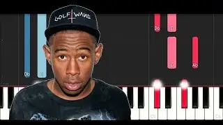 Tyler The Creator X A$ap Rocky - Potato Salad (Piano Tutorial)