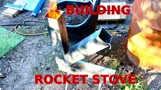 Building a rocket stove