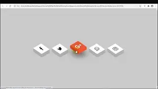 CSS Isometric Social Media Icons   CSS3 Icon Hover Effects   Html Css 3D Icon Hover Effects