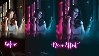 Photoshop Neon Effect Dual Tone | Mood Glow