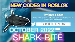 Roblox Shark Bite Codes October 2022