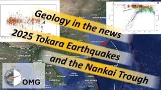 The Tokara Sea earthquakes and the Nankai Trough.