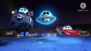 Cars Toons Mrs UFO Saves Mater, McQueen and Mator!!!