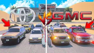 سباق الجلد تويوتا ضد جمس 😨🔥 شوف وش صار GTA V