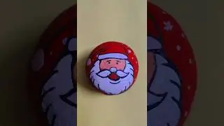 #diy#cristmasdecor#trending#christmas #santaclaus #drawing#stonecraft#stonework #stoneart#ytshort#yt