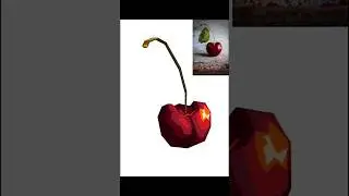 CHERRY #shorts #shortsfeed #shortsvideo #art #easy #digitalart #digital #painting #viral #cherry