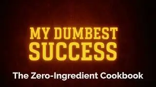 A Cookbook With No Ingredients And the Surprising Story Behind It