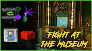 LEGO DC Super-Villains | БОЙ В МУЗЕЕ &mdash; Все коллекционные предметы