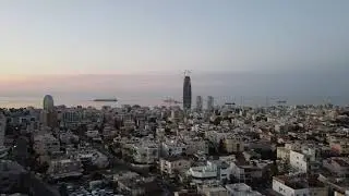 Predawn flight in Limassol