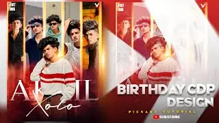 How to edit #birthday #cdp in Picsart || Tutorial @Vjcreations_official