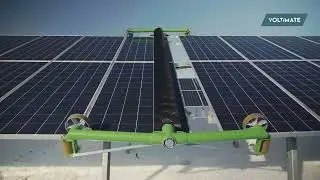 Robotic Solar Panel Snow Cleaning by Voltimate: Winter Edition