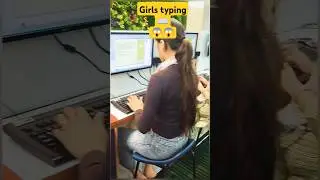 Girls typing⌨️😱😱//#shortsvideo