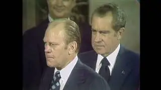 December 6, 1973 - Gerald R. Ford takes his oath as Vice President