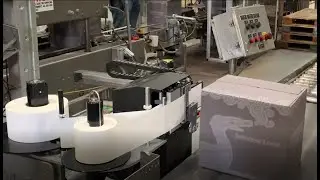 Applying labels using all-electric PA7100 print and apply labeler system at Sonoma winery