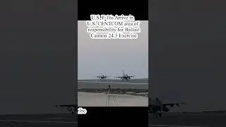 U.S. F-16s Arrive in U.S. CENTCOM area of responsibility for Ballast Cannon 24.3 Exercise