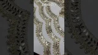 New palazzo design with lace #youtubeshorts #shorts