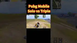Solo Vs Triple Pubg Mobile ? #noopro