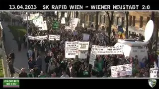 Protestmarsch der Rapidfans 13.04.2013