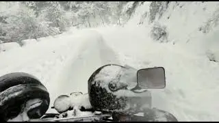 Snow bike nathya gali 1st snow fall in Lahore Ghoom lo Pakistan