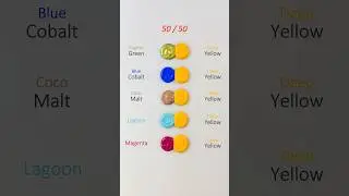 Let's Mixing Deep Yellow 💛 with 5 Different Color 😍🎨#colormixing #artvideo #foryou #art #MiniArtZone