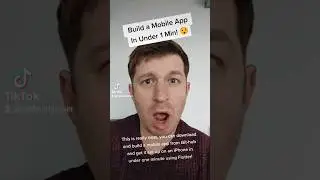 Create a mobile app in under a min using Flutter & Template on my 