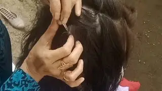 Cabutin uban pelanggan ku yg baru tumbuh 