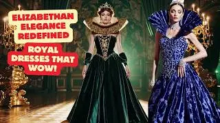 Elizabethan Royal Grandeur | Luxurious Haute Couture Fashion Show | Opulent Regal Gowns #fashion