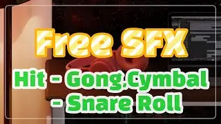 Free Hit Sound Effects | Gong & Cymbal Impact + Snare Roll Build