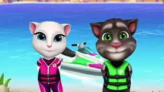 TALKING TOM JETSKI HD^TOM PLAY*GAMEPLAY FOR KIDs video games