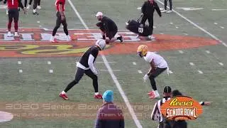 FBGP's 2020 Senior Bowl Practice Highlights - Day 2: South Team WR-DB 1-on-1