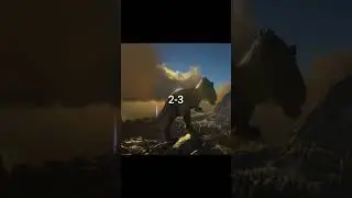 Ark Tek Rex vs Ark Giganotosaurus #shorts