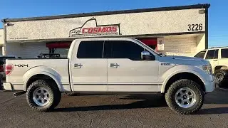 2013 Ford F150 Platinum Lifted to be able to Fit 35s | Fuel Hype Wheels | FOX Suspension | Clean