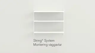 String System - Monteringsanvisning väggavlar Svenska