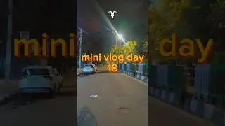 My 18th mini Vlog 📸 18/30 day challenge daily vlogs.❤️ ❤️ #shortsviral #minivlog #dailyvlog #shorts