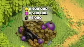 11 500 000 GOLD AND ELIXIR IN LOOT CART ! OMG ! | CLASH OF CLANS