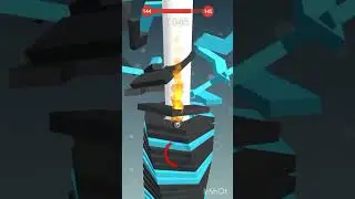 stack ball level 144, like a pro 😎🔥 #shorts #youtubeshorts #stackball