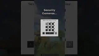Minecraft secure camera. Minecraft security camera mod. Minecraft challenge | HIT MAN.
