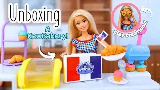 I got ANOTHER Barbie Bakery | Unbox Barbie playsets with me!✨