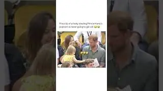 Prince Harry's POPCORN Heist Caught on Camera  #daily #facts #world #peace #history #global #royal