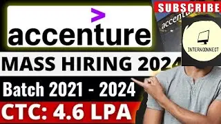 Accenture Off Campus Hiring 2024 Fresher | Accenture hiring | Apply online | Internconnect