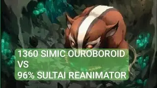 Top 1360 Simic Ouroboroid vs Top 96% Sultai Reanimator | Standard | Mythic Rank | MTG Arena