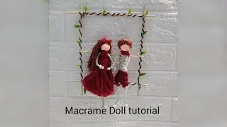 Doll out of thread/ diy macrame Doll tutorial/diy perfect gift ideas 