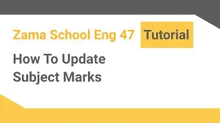 How to update subject marks |School &lrm;Management Software| |ENG Version|&lrm;