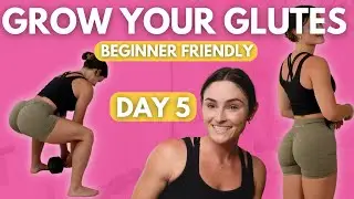 Dumbbell Booty Workout | Follow Along Workout x Day 5