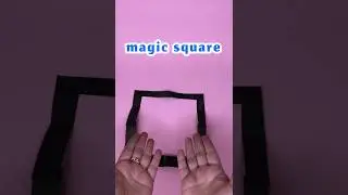 Magic square with paper #magic  #ideas #tricks #square #short